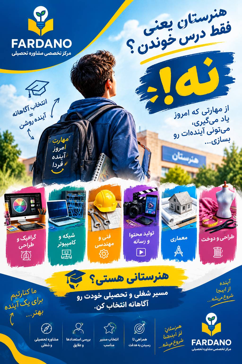 ازمهارتی که یاد می گیری، میتونی آینده ات رو بسازی